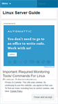 Mobile Screenshot of linuxserverguide.wordpress.com