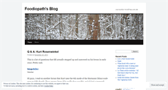 Desktop Screenshot of foodiopath.wordpress.com