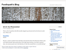 Tablet Screenshot of foodiopath.wordpress.com