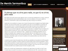 Tablet Screenshot of dementissermonibus.wordpress.com