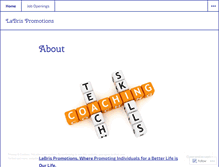 Tablet Screenshot of labrispromos.wordpress.com
