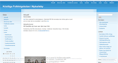Desktop Screenshot of folkhogskolan.wordpress.com