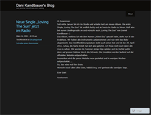 Tablet Screenshot of danikandlbauer.wordpress.com
