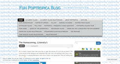 Desktop Screenshot of funpoptropicablog.wordpress.com