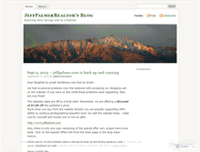 Tablet Screenshot of jeffpalmerrealtor.wordpress.com
