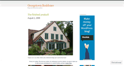 Desktop Screenshot of georgetownresidence.wordpress.com