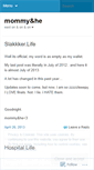 Mobile Screenshot of mommyandhe.wordpress.com