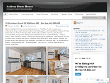 Tablet Screenshot of anthonybrunohomes.wordpress.com