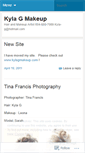Mobile Screenshot of kylagmakeup.wordpress.com