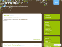 Tablet Screenshot of kylagmakeup.wordpress.com