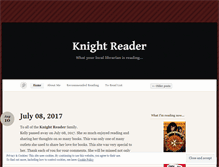 Tablet Screenshot of knightreader.wordpress.com
