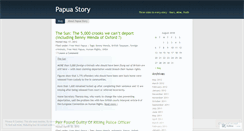 Desktop Screenshot of papuastory.wordpress.com