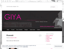 Tablet Screenshot of giyastore.wordpress.com