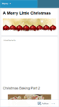 Mobile Screenshot of amerrylittlechristmasblog.wordpress.com