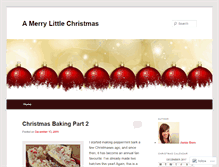 Tablet Screenshot of amerrylittlechristmasblog.wordpress.com