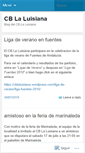 Mobile Screenshot of cblaluisiana.wordpress.com