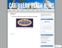 Tablet Screenshot of caribbeanbeachbums.wordpress.com
