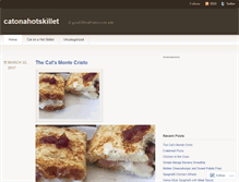 Tablet Screenshot of catonahotskillet.wordpress.com
