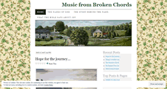 Desktop Screenshot of musicfrombrokenchords.wordpress.com