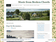 Tablet Screenshot of musicfrombrokenchords.wordpress.com