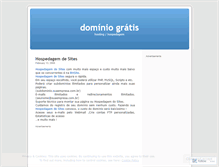 Tablet Screenshot of dominiogratis.wordpress.com