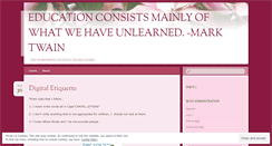 Desktop Screenshot of evanabaker.wordpress.com
