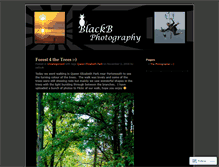 Tablet Screenshot of blackbphotography.wordpress.com