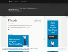 Tablet Screenshot of marcoajax.wordpress.com