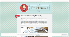 Desktop Screenshot of iminkpressed.wordpress.com