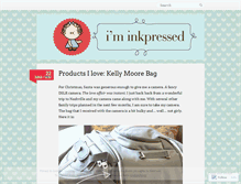 Tablet Screenshot of iminkpressed.wordpress.com