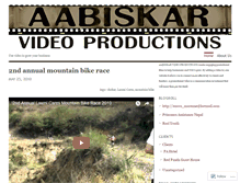 Tablet Screenshot of aabiskarvideo.wordpress.com