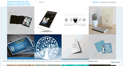 Desktop Screenshot of invitacionesdebodaoriginales.wordpress.com