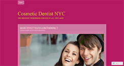 Desktop Screenshot of cosmeticdentistnyc81.wordpress.com