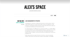 Desktop Screenshot of alexmang.wordpress.com