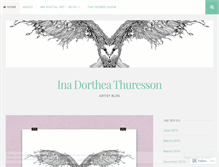 Tablet Screenshot of inadorthea.wordpress.com