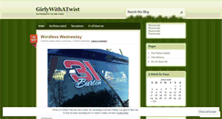 Desktop Screenshot of girlywithatwist.wordpress.com