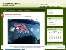 Tablet Screenshot of girlywithatwist.wordpress.com