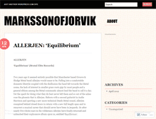 Tablet Screenshot of markssonofjorvik.wordpress.com