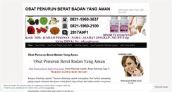 Desktop Screenshot of obatpenurunberatbadanyangaman229.wordpress.com