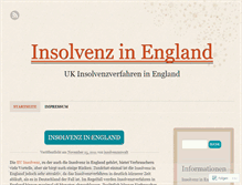 Tablet Screenshot of englischeinsolvenz.wordpress.com