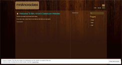 Desktop Screenshot of mrsknoxsclass.wordpress.com