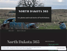 Tablet Screenshot of northdakota365.wordpress.com