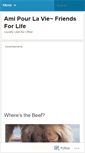 Mobile Screenshot of amipourlavie.wordpress.com