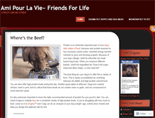 Tablet Screenshot of amipourlavie.wordpress.com