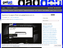 Tablet Screenshot of gadgetmexico.wordpress.com