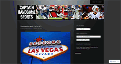 Desktop Screenshot of captainhandsomesports.wordpress.com