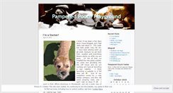 Desktop Screenshot of pamperedpoochplayground.wordpress.com