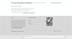 Desktop Screenshot of memphisjazz.wordpress.com