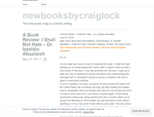 Tablet Screenshot of newbooksbycraiglock.wordpress.com