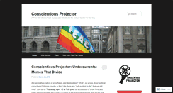 Desktop Screenshot of conscientiousprojector.wordpress.com